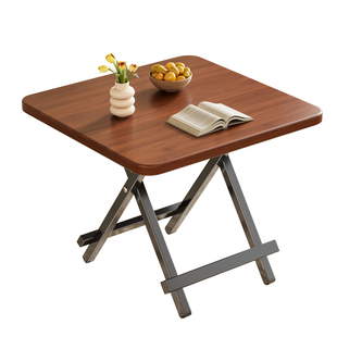 新型折叠手提桌免安装钢架餐桌2026新款麻将桌户外露营桌加粗加厚