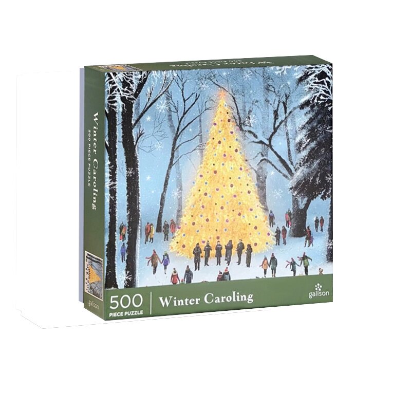 进口拼图WinterCarolingPuzzle