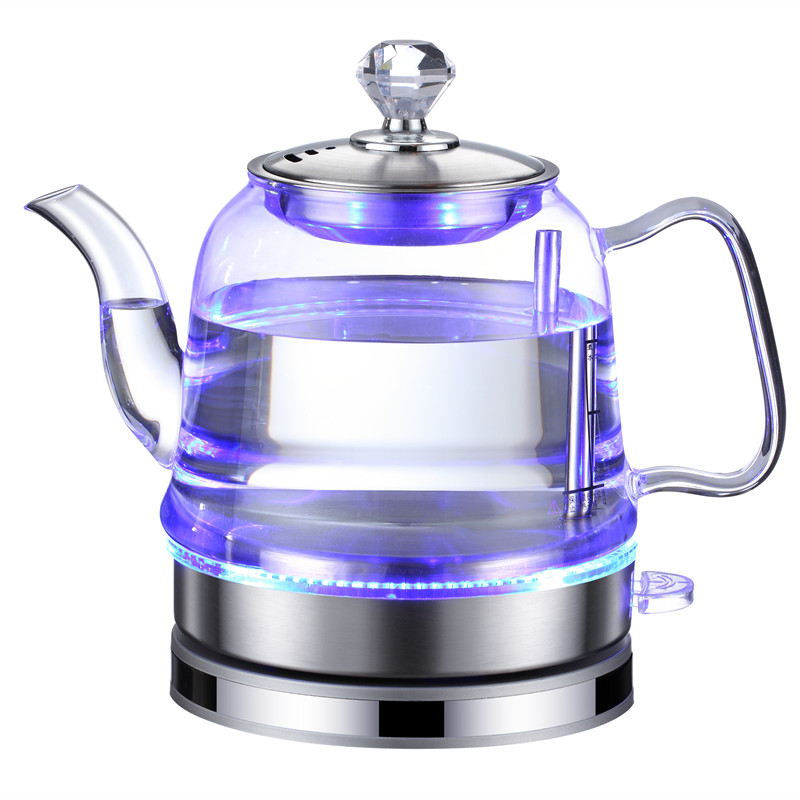 电热水壶加厚玻璃烧水电茶壶办公家用自动断电泡茶壶开水壶煮茶器