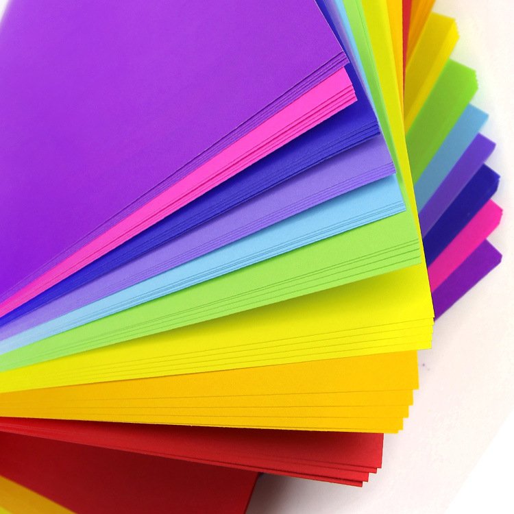 明华4KA彩色卡纸儿童4200g填色纸批发手工彩画画卡开双面硬卡