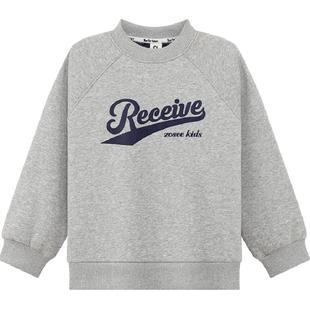 左西童装男童加绒加厚卫衣冬季2025新款儿童上衣长袖冬装保暖秋冬