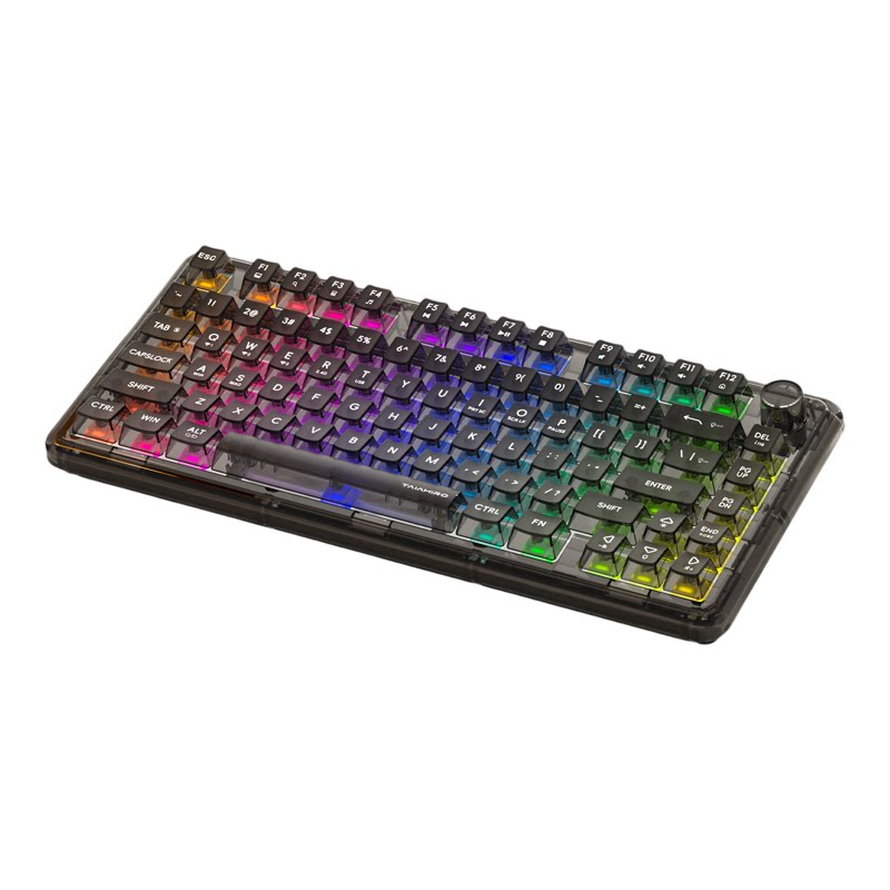线性冰晶轴无线蓝牙三模机械键盘