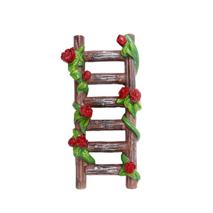 寄居蟹森系攀爬梯子～多风格玫瑰树脂爬梯百搭造景水盆蜕皮桶搭档