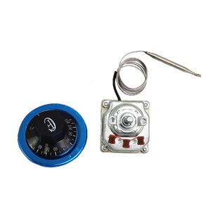 380V温控器 30-110度 50-300度 旋钮温控开关 三相电温度控制器