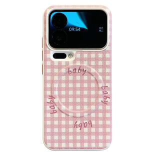 拓岚 适用小米17promax新款手机壳网红韩风ins格纹条纹素皮Magsafe磁吸MI15ultra全包防摔xiaomi14ultra男女