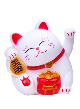 招财猫蛋糕装饰摆件乔迁之喜