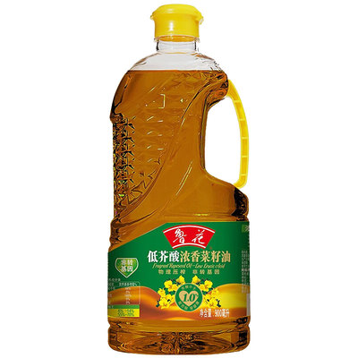 鲁花低芥酸菜籽油900ml食用油