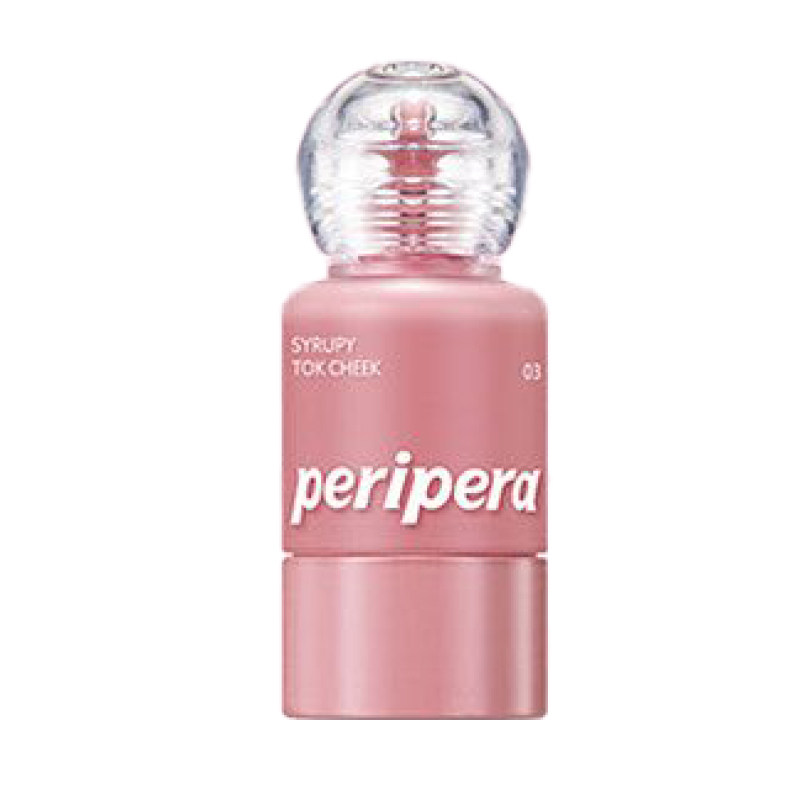 peripera菲丽菲拉液体腮红小奶瓶蜜桃03唇颊两用滴管01显色韩国女
