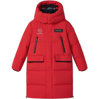 【鹅绒新年款】波司登2025新款儿童羽绒服大童长款厚保暖户外极寒