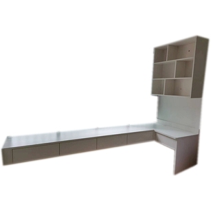 实木无甲醛定制极窄窗台延伸书桌定做飘窗写字台电脑桌抽屉收纳柜