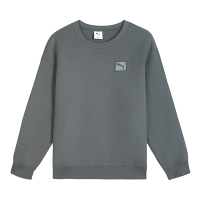 PUMA彪马春季新款男士上衣休闲运动套头衫针织圆领卫衣635707-44