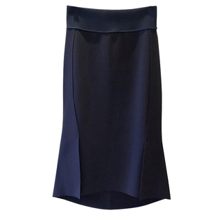 展现女性美好的身材曲线！高腰显瘦一步开叉包臀半身裙过膝中裙