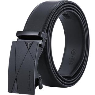 海澜之家男士真皮腰带牛皮礼物休闲皮带潮年轻人黑色2025新款裤带