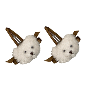 Qimoo淇木毛绒玩偶发夹卡通可爱发饰儿童头饰配饰QWM15C260B