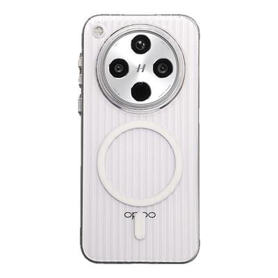 OPPOfindX8瓦楞磁吸简约透明防摔