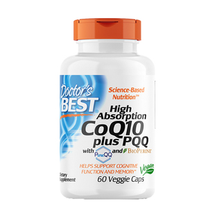 金达威doctor's best多特倍斯PQQ驻颜年轻+辅酶q10活跃思维护心