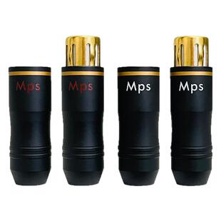 MPS进口插头Berry-W/M铜镀金公母3/4芯卡农信号平衡线xlr插头