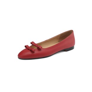 特大码平底真皮女鞋41-43平跟单鞋44开车带娃医生护士鞋45 46.47