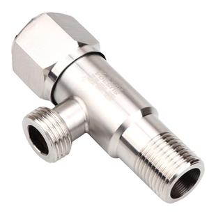 全304不锈钢三角阀加厚冷热通用止水阀开关马桶热水器家用4分dn15