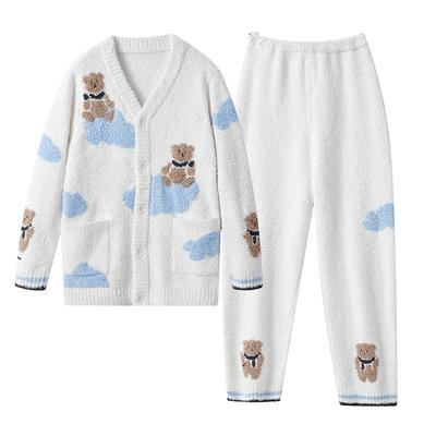 嫚熙秋冬季月子服睡衣家居服套装