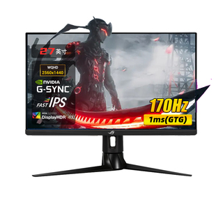 【12期免息】ROG华硕XG27UCG白色27英寸2K180Hz电竞游戏显示器IPS