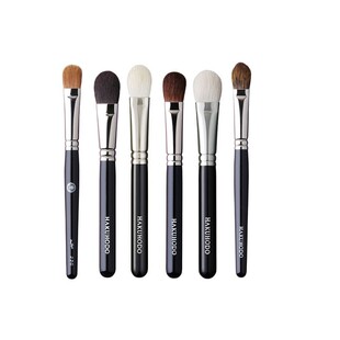 日本白凤堂灰松鼠化妆刷 大号圆平头眼影刷打底刷K006 B021 G021N