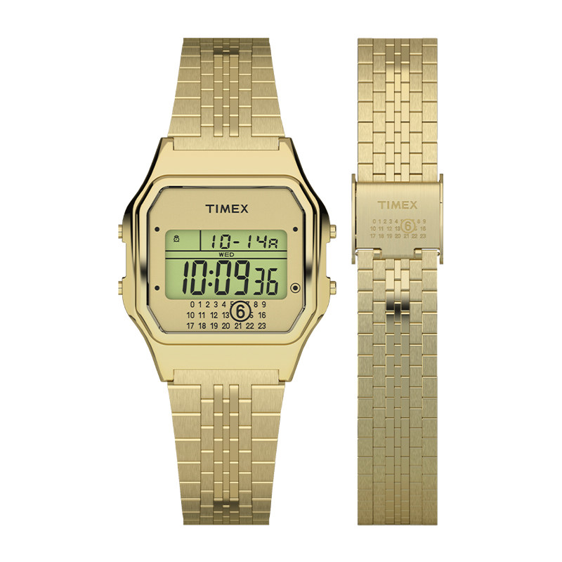 TIMEX×MM6天美时马吉拉联名款T80戒指表限量男女同款手表赠手链