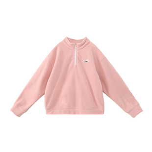 女大童卫衣【内搭王者】青少年2025冬装新款连帽双面摇粒绒上衣潮