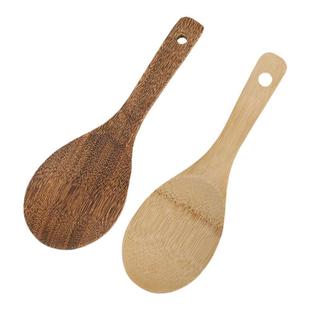 无漆木饭勺锅铲鸡翅木长柄炒菜铲不粘锅铲子木质汤勺