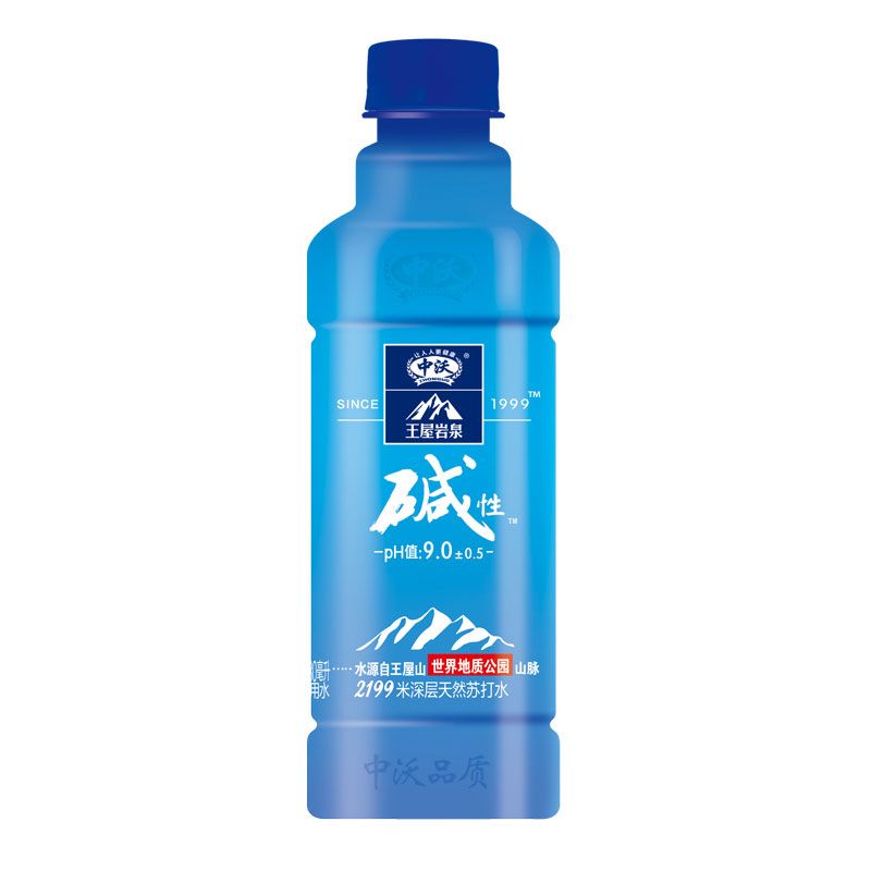 中沃天然弱碱苏打水380ml*24瓶