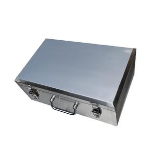 304不锈钢工具箱子带轮子加厚型小大号载五金工具箱收纳箱储物箱