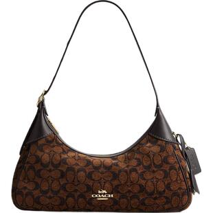 【新品】COACH/蔻驰奥莱女士老花ELLA 35号手提包单肩包复古高级