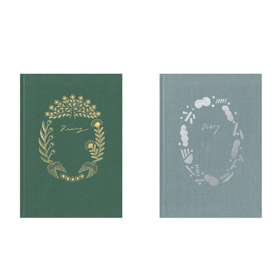 midori五年日记绣花手帐笔记本