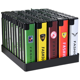 防风打火机【50只批发】普通家用明火一次性特价批发商超市