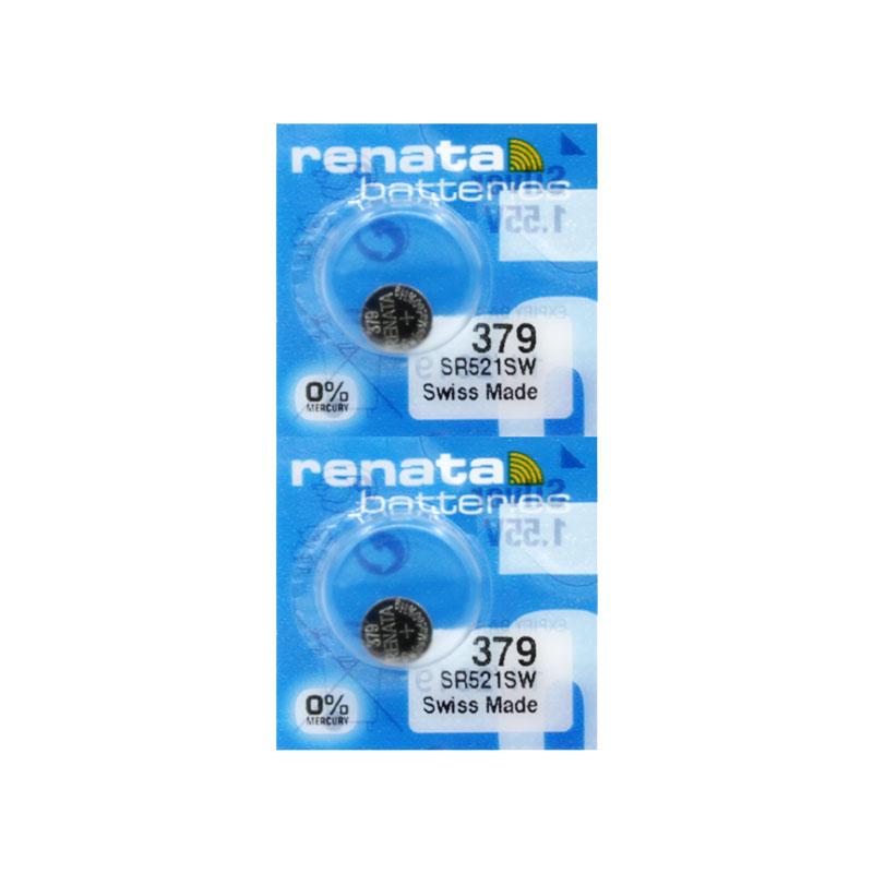Renata瑞士379手表电子SR521SW女石英纽扣电池原装进口卡地亚蓝气球梅花浪琴马克华菲TITUS铁达时LR69通