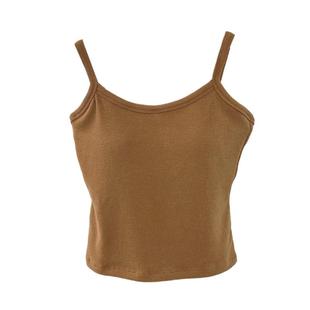 双面磨毛吊带带胸垫一体抹胸保暖背心女2024加绒秋冬打底内搭上衣