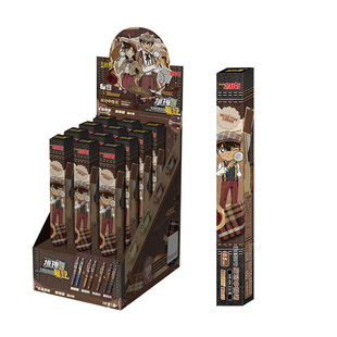 卡游名侦探柯南中性笔盲盒推理笔纪破晓版按动式黑色水笔签字笔基德灰原哀高颜值中学生专用联名正版周边文具