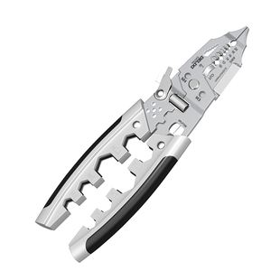 德力西电气剥线钳电工专用工业级28合一多功能钳子分线扒皮绕线钳