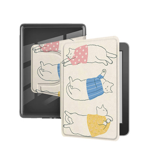 适用Kindlekpw6趣味5猫咪4/958磁吸拆分12代kobo/658电子书保护套