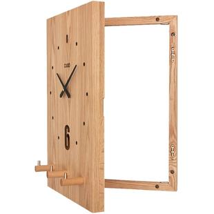 带挂钩 电表箱装饰画带挂衣钩挂衣架竖款加钟表遮挡箱diy定制尺寸