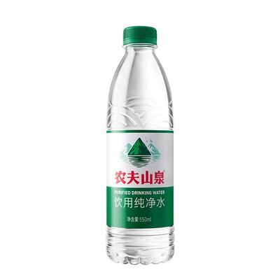农夫山泉550ml*12瓶纯净水整提装【渠道专享】