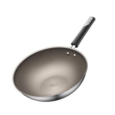 苏泊尔钛无涂层不粘炒锅