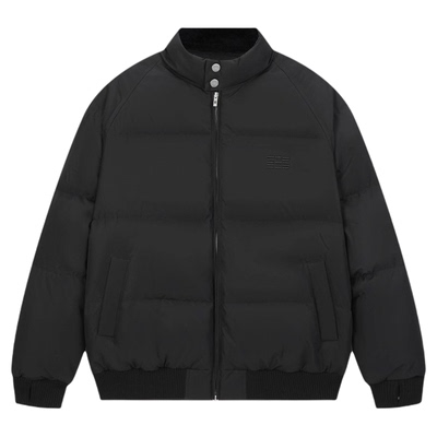 BONELESS立领羽绒服刺绣logo