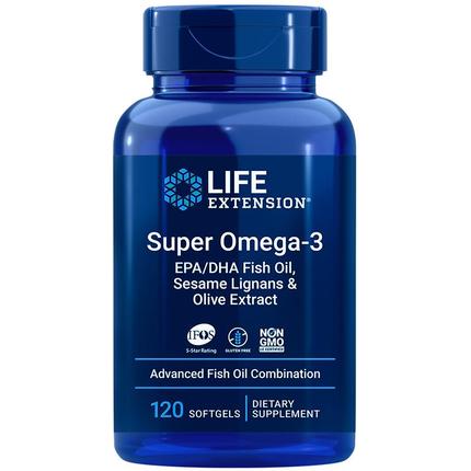 【自营】沿寿LIFE深海鱼油欧米伽omega3软胶囊dha橄榄多酚进口