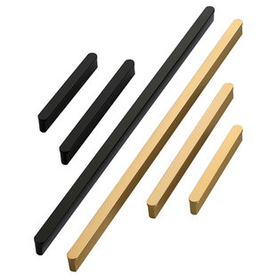 利德仕现代简约长条橱柜衣柜超长门把手美式加长柜子抽屉柜门拉手