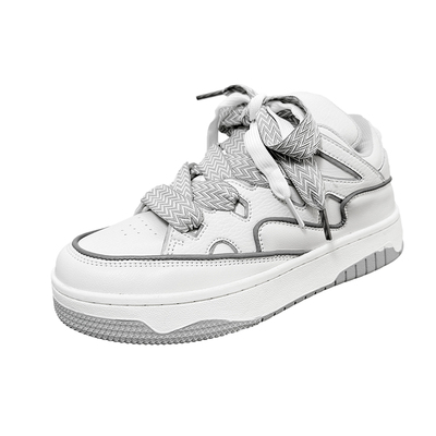 板鞋男款秋季面包鞋潮流小众休闲鞋子女百搭情侣鞋透气低帮运动鞋