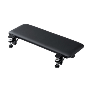 日本SANWA手托肘垫可折叠伸缩键盘托架桌面延长板免打孔钢架延伸