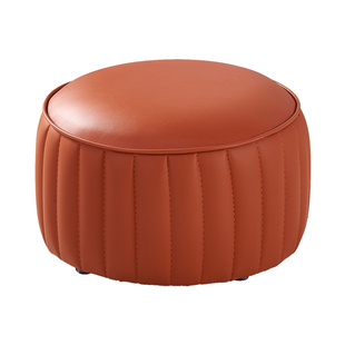 小凳子家用矮凳软座皮墩子简约客厅沙发凳茶几坐墩儿童换鞋凳圆凳