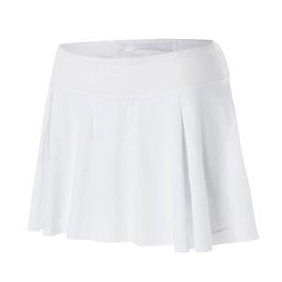Nike耐克女子专业网球裙运动半身裙白色百褶裙短裙休闲透气网球服