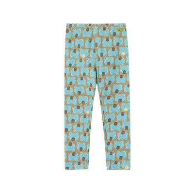 woobaby女童打底裤夏季宝宝儿童棉软高弹薄款外穿休闲裤子长裤